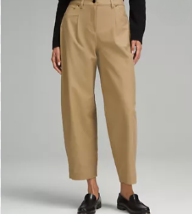 City Sleek Mid-Rise Barrel-Leg Pant
                        Light Utilitech